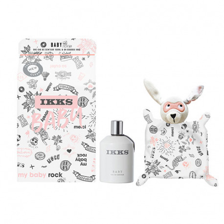 IKKS Parfum "My Baby Rock" Mädchen-Set - Kuscheltuch +